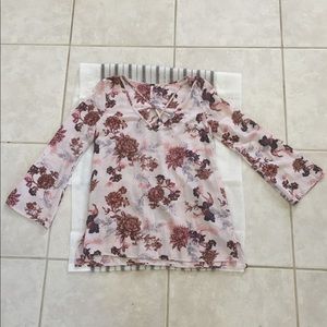 Free People Floral Tunic